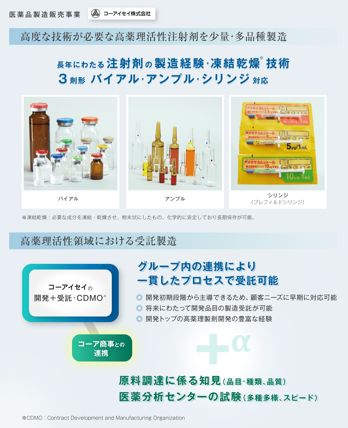 医薬品製造販売事業