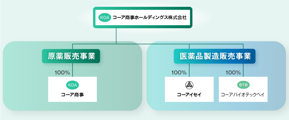 ホールディングスグループの体制